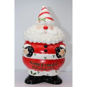 Candy Cane Santa Cookie Jar - Thrifty Drug (JC Penny) 1980s   soi2022